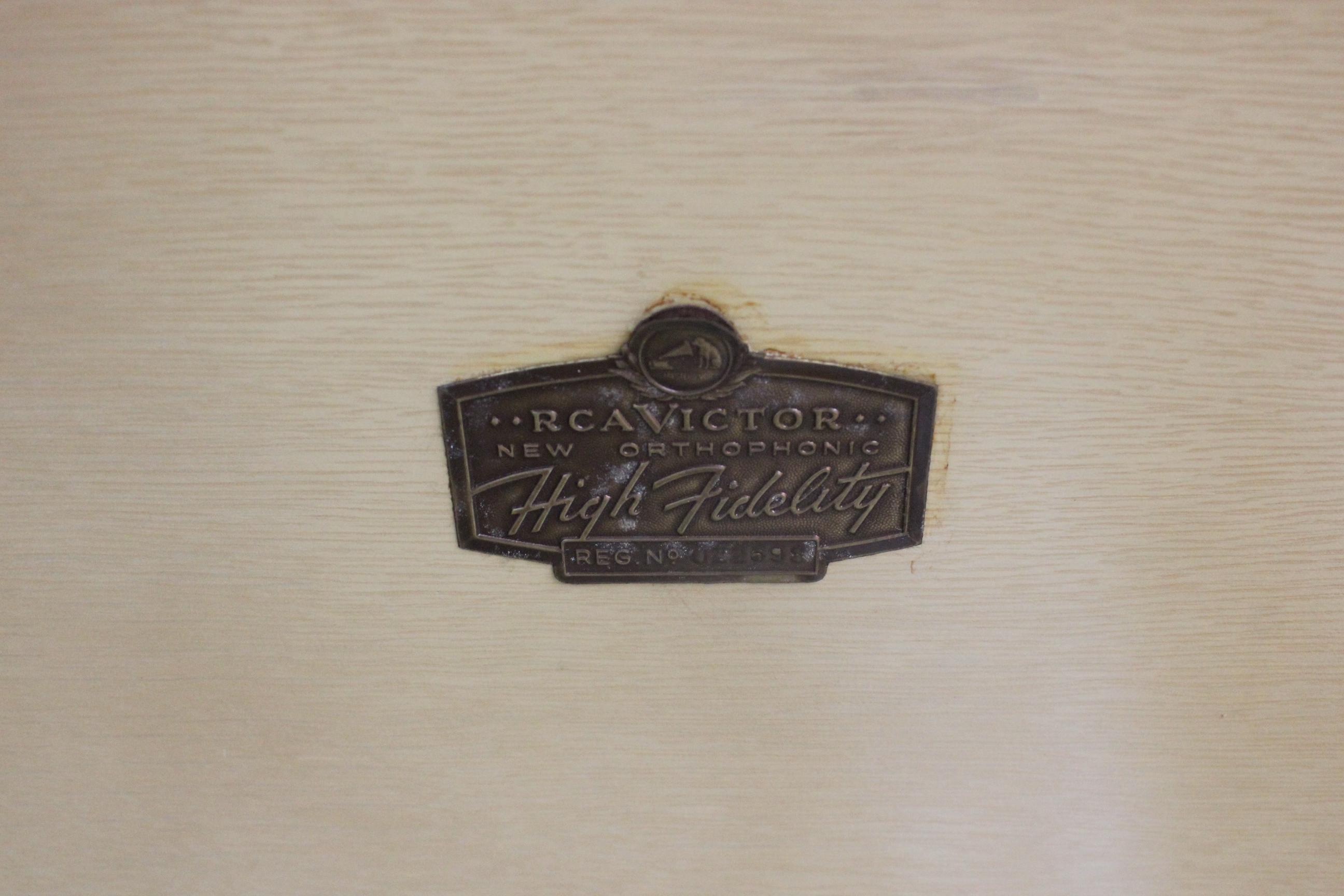 Mid-Century RCA Victor High Fidelity Orthophonic Record Player