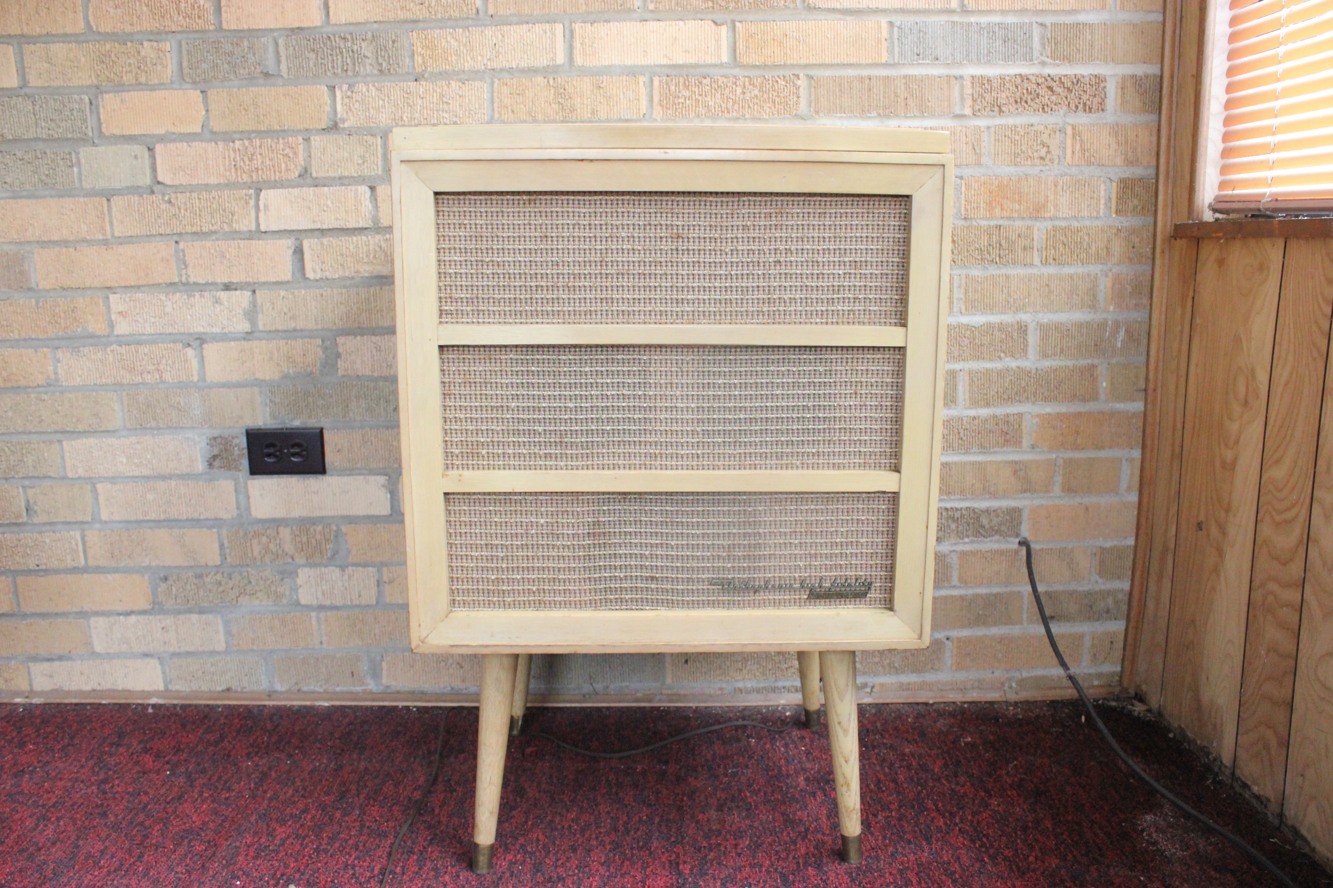 Mid-Century RCA Victor High Fidelity Orthophonic Record Player