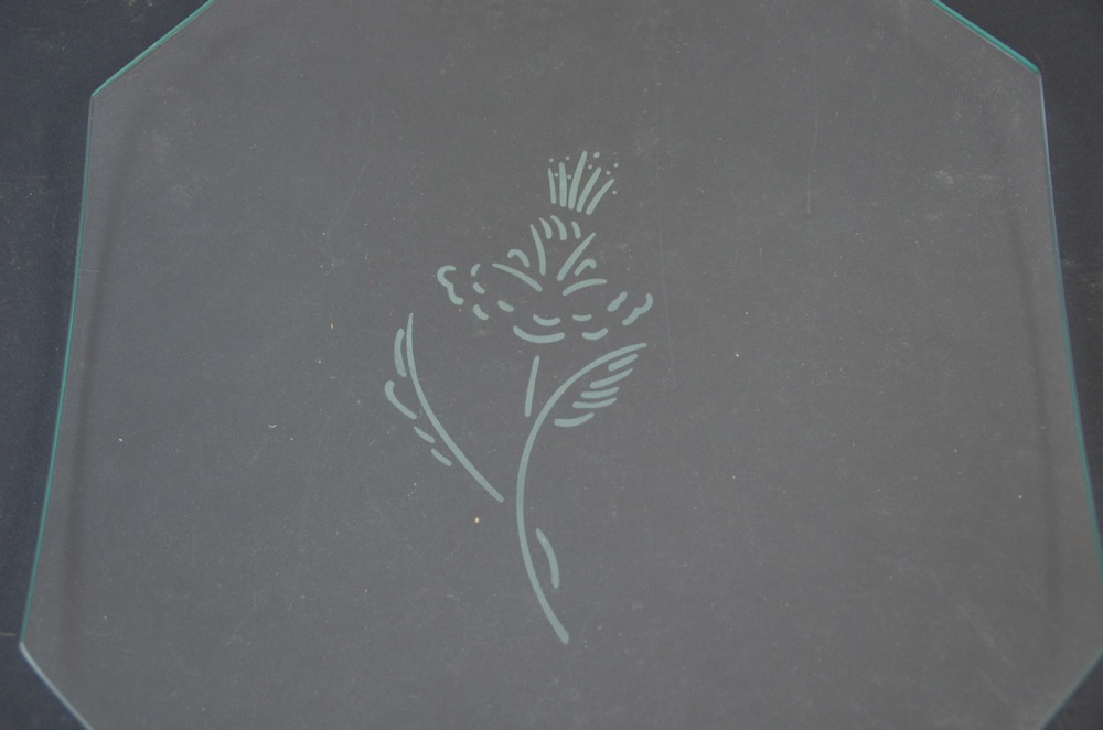 Collection Four Vintage Glass Serving Pieces