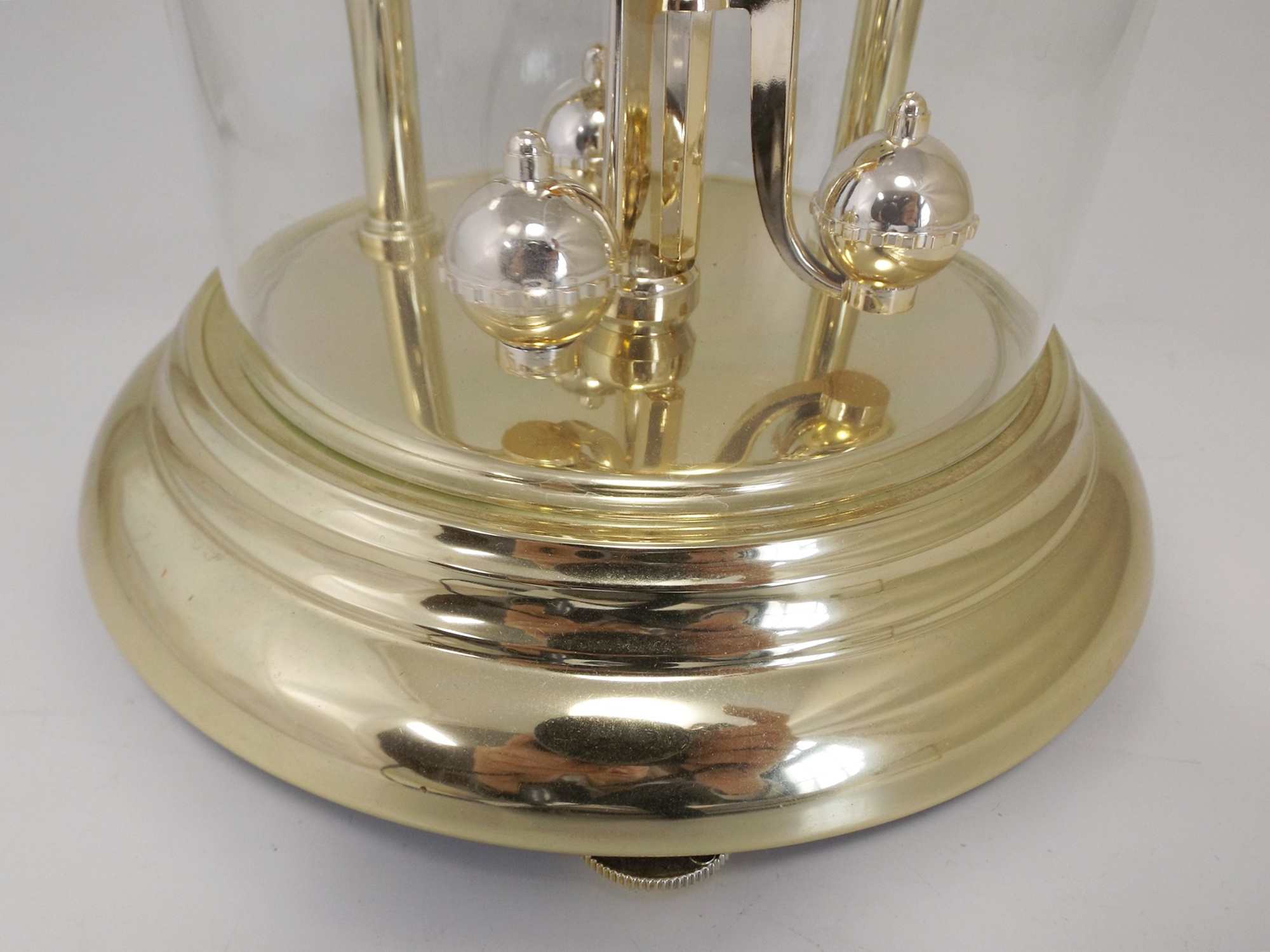 Elgin Anniversary Clock under a Glass Dome