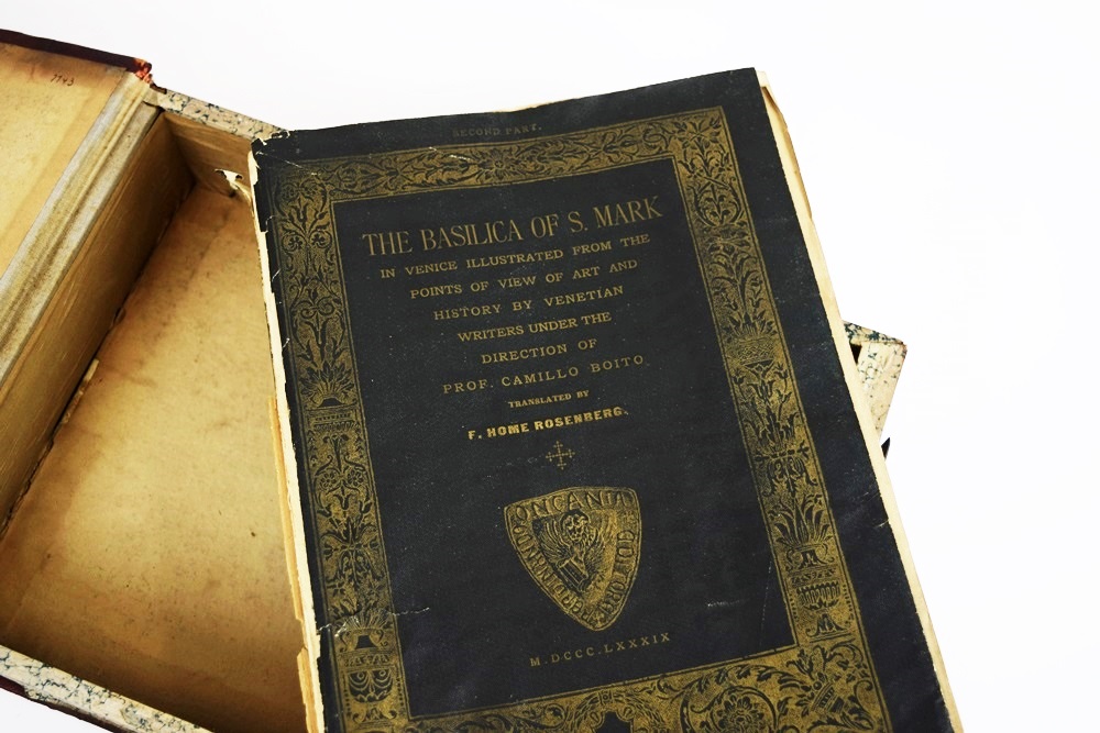 A Rare 1878 Folio "La Basilica di San Marco in Venezia", F. Ongania