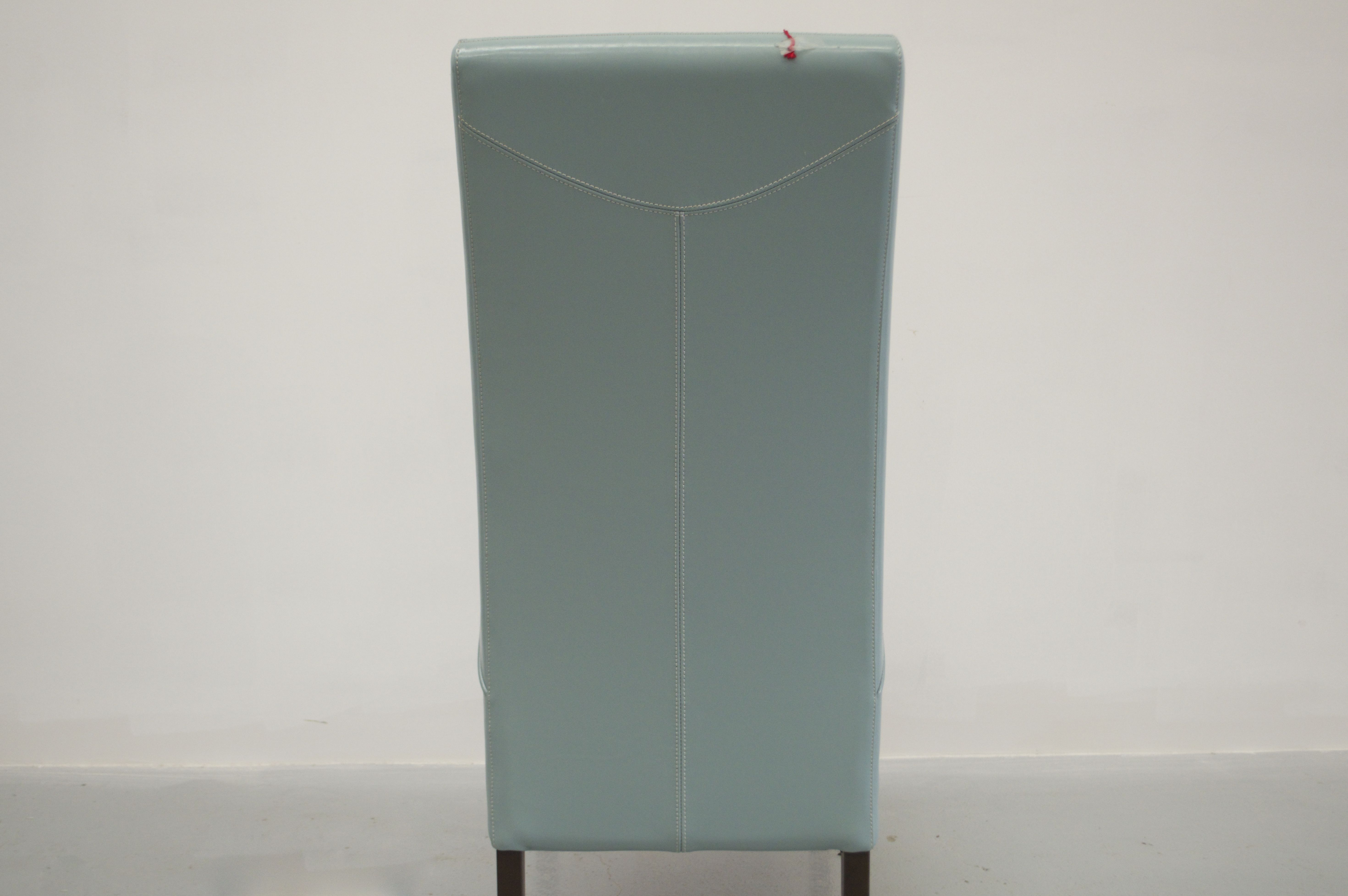 Teal High Back Vinyl Chair