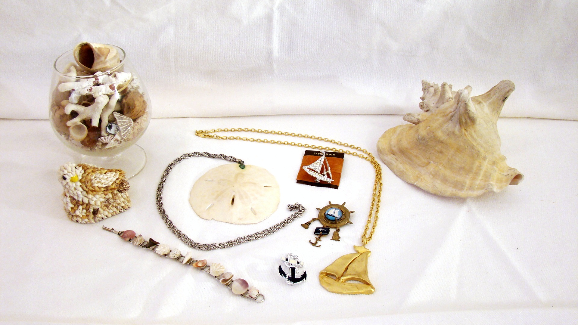 Nautical Jewelry and Shell Collection