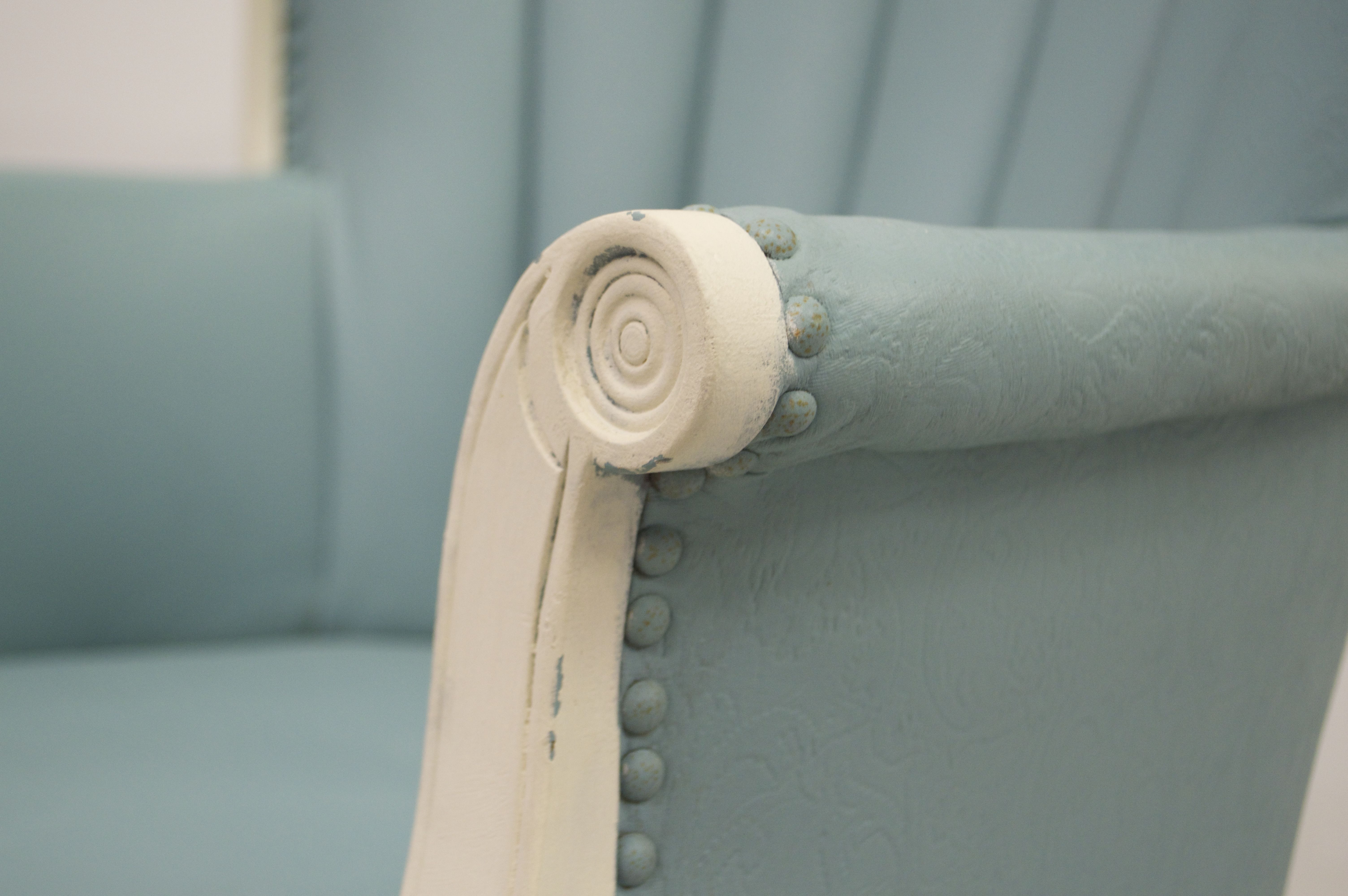 Teal Wingback Chair