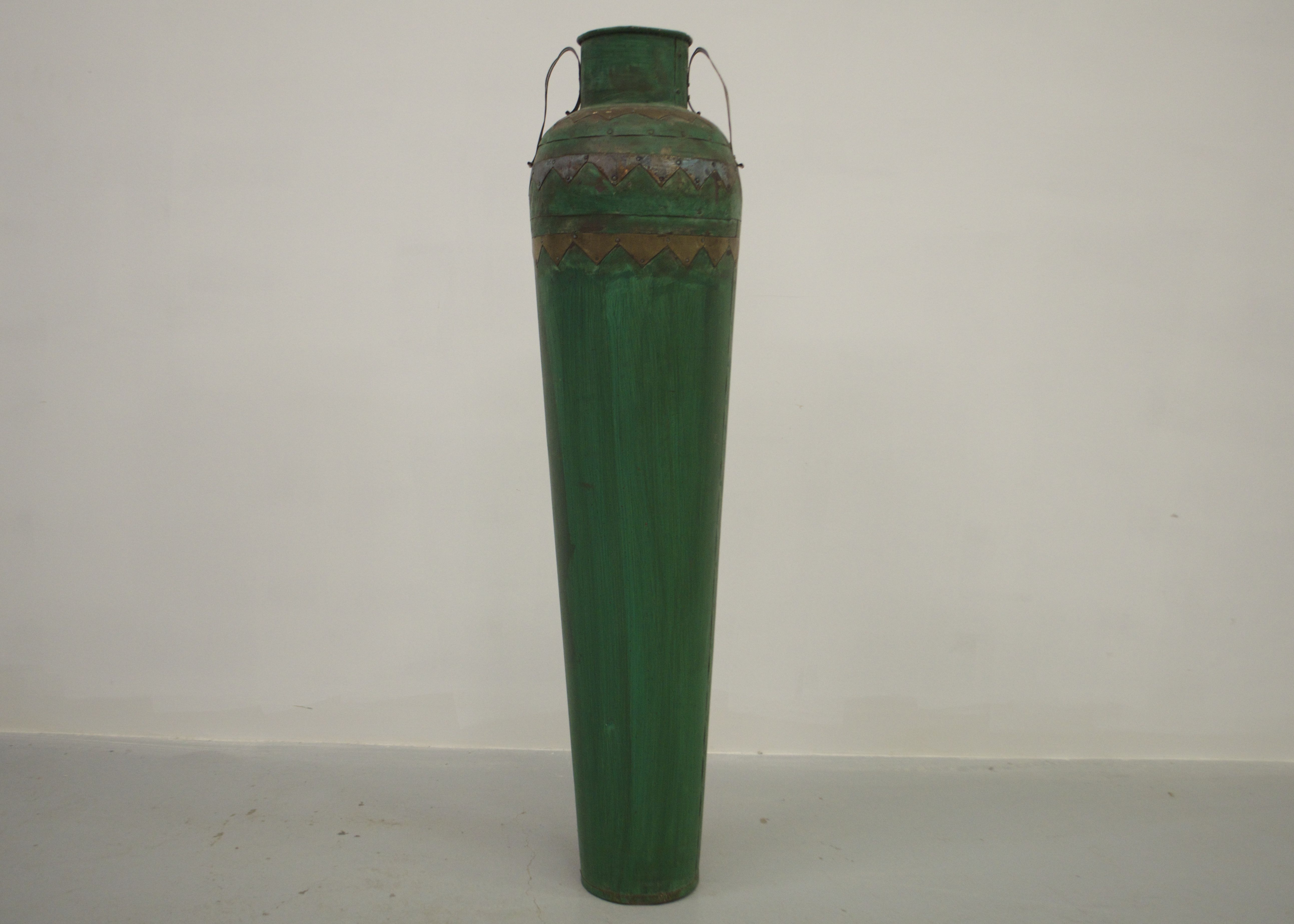 Large Metal Decorative Urn 