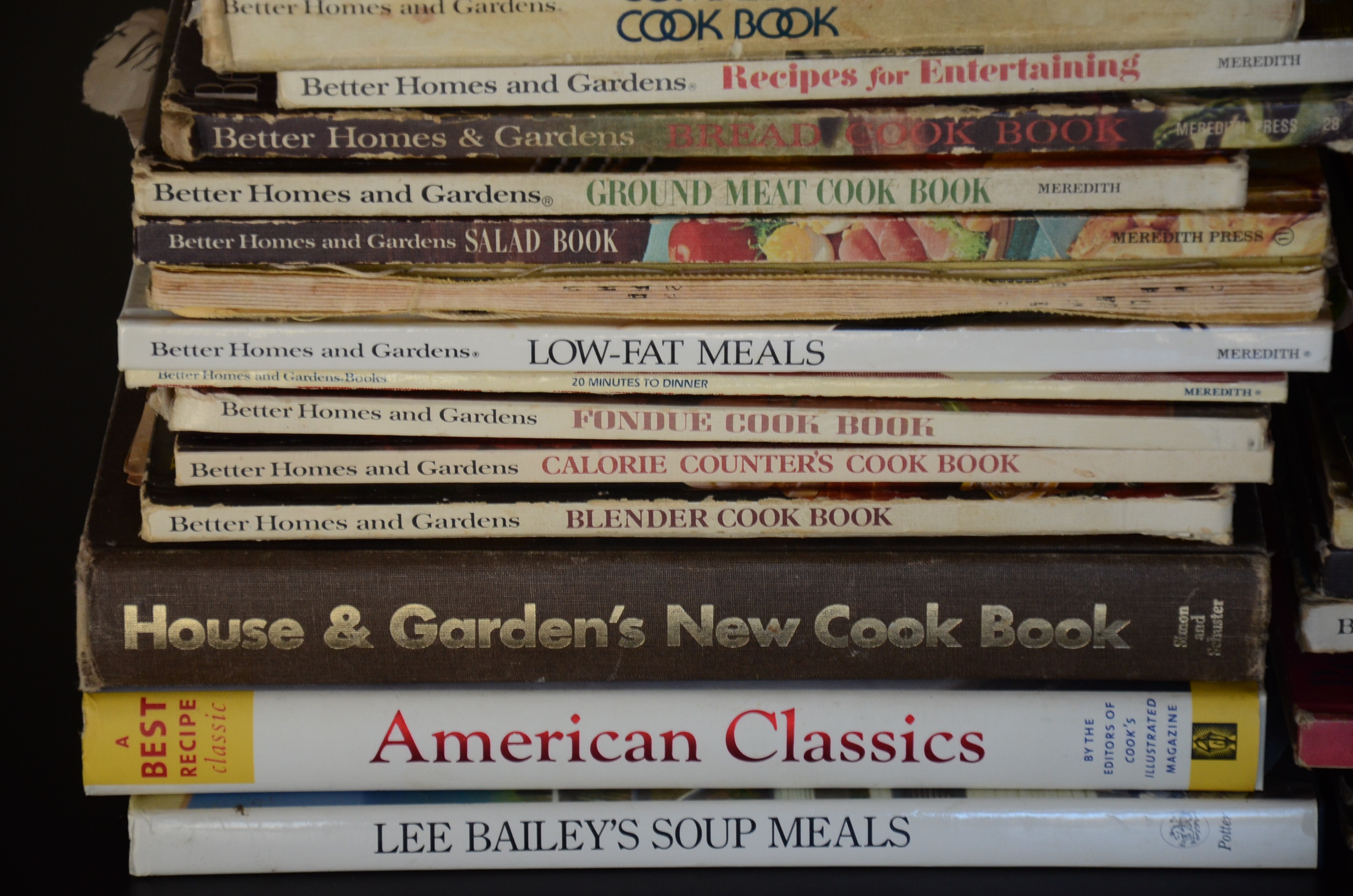 Lot of Cookbooks