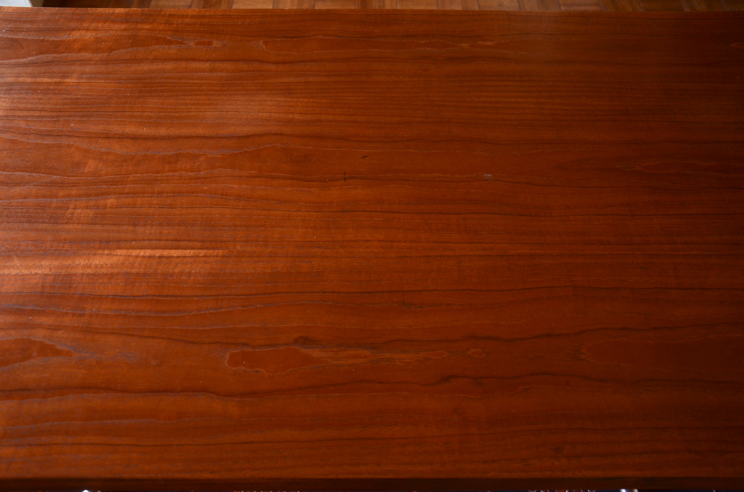 Vintage Stendig Teak Slab Dining Table