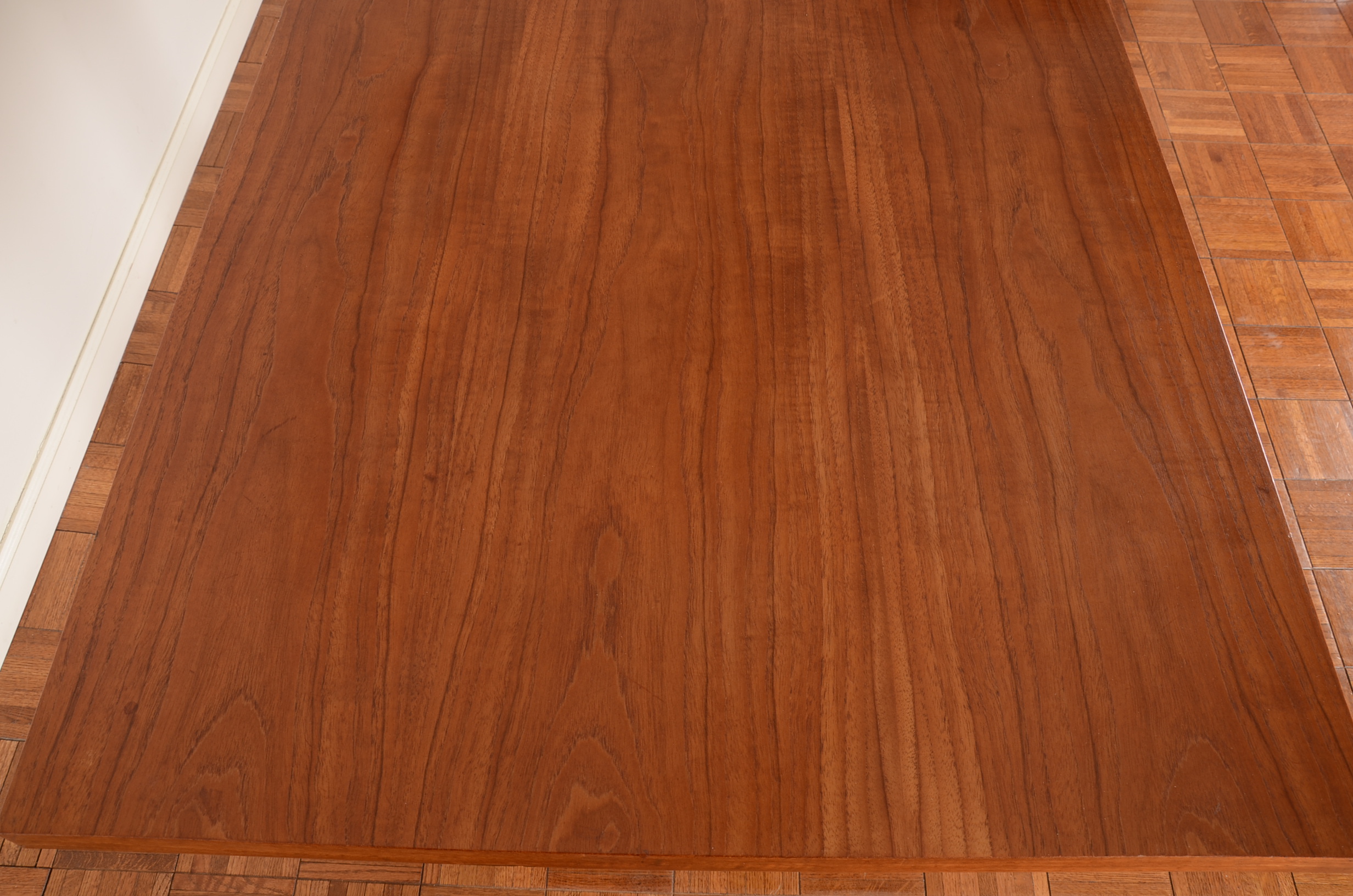 Vintage Stendig Teak Slab Dining Table