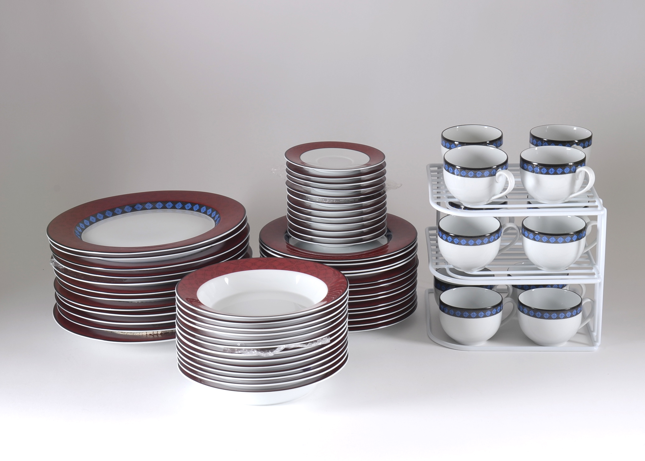 Dansk Ruby Flowers Dinnerware