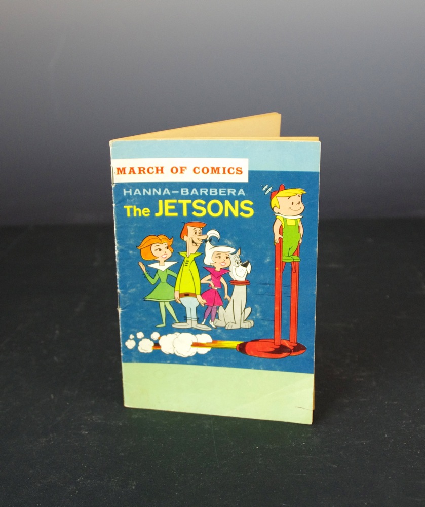 Vintage "Jetsons" Dome Top Metal Lunch Box with Thermos