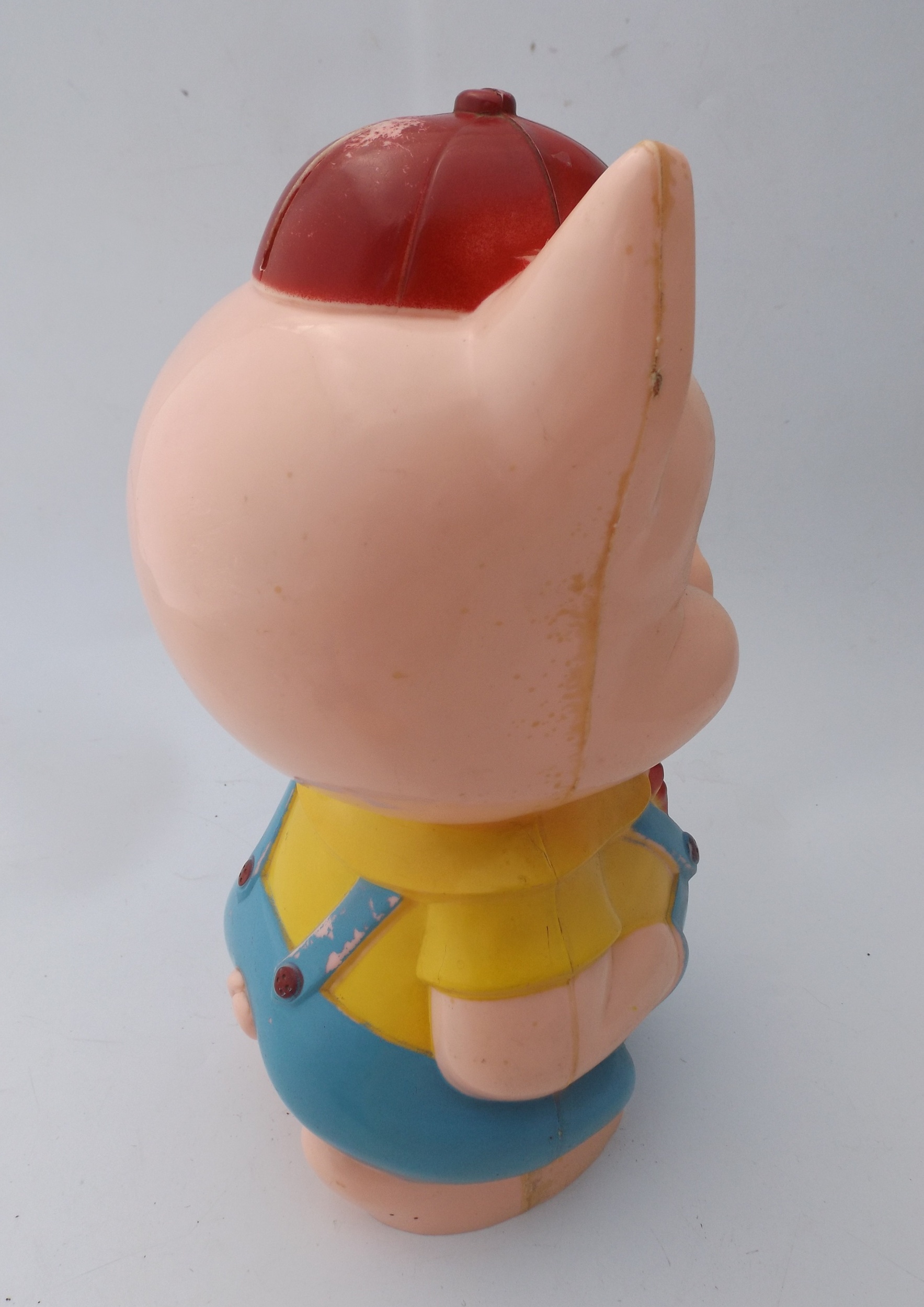 Vintage Ideal Pig Bank and Woody Woodpecker Toy