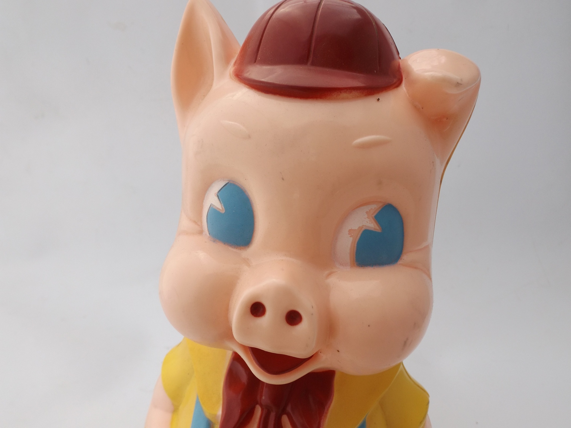 Vintage Ideal Pig Bank and Woody Woodpecker Toy