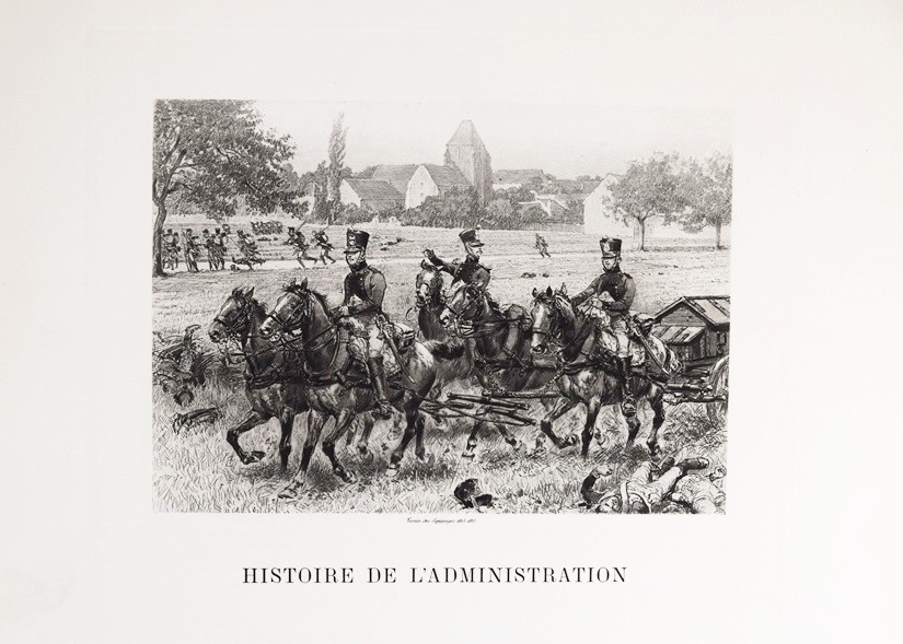 Sixteen Original Folios "Types et Uniformes L'Armee Francaise", E. Detaille 1885