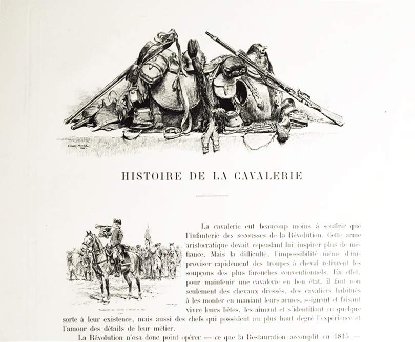 Sixteen Original Folios "Types et Uniformes L'Armee Francaise", E. Detaille 1885