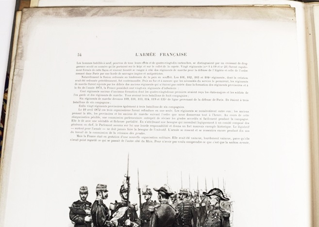 Sixteen Original Folios "Types et Uniformes L'Armee Francaise", E. Detaille 1885