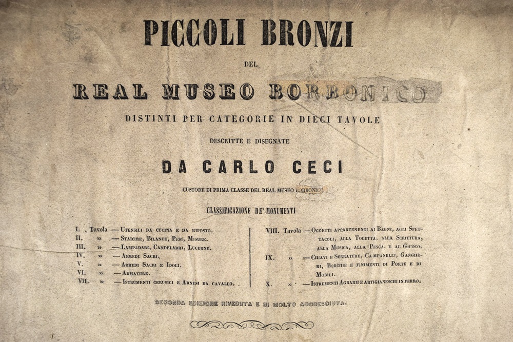 Second Edition (1858) "Piccoli Bronzi Del Real Museo Borbonico", By Carlo Ceci