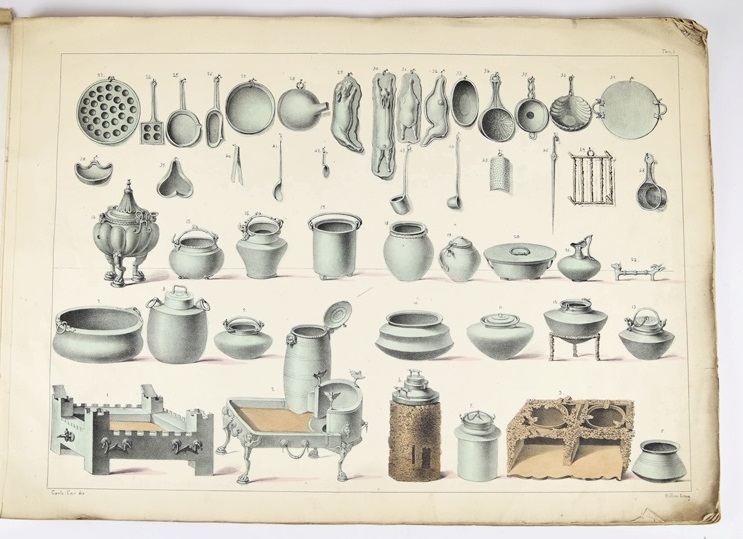 Second Edition (1858) "Piccoli Bronzi Del Real Museo Borbonico", By Carlo Ceci