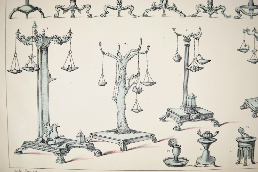 Second Edition (1858) "Piccoli Bronzi Del Real Museo Borbonico", By Carlo Ceci