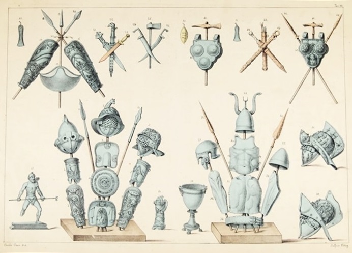 Second Edition (1858) "Piccoli Bronzi Del Real Museo Borbonico", By Carlo Ceci