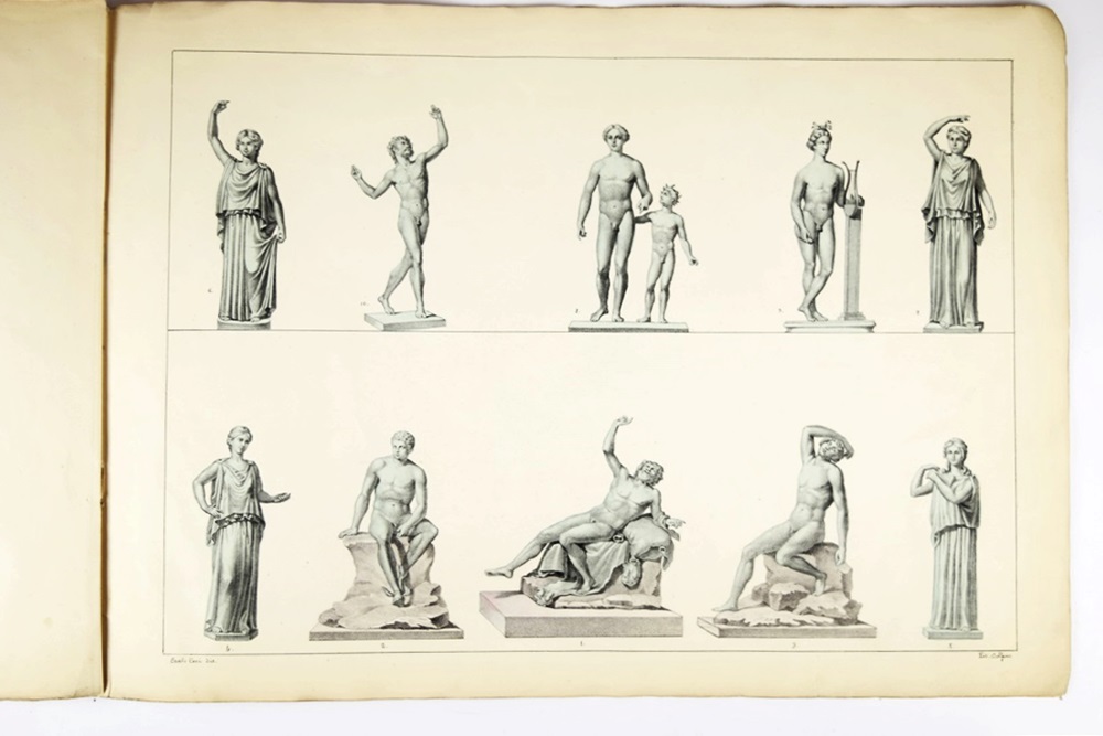 Second Edition (1858) "Piccoli Bronzi Del Real Museo Borbonico", By Carlo Ceci