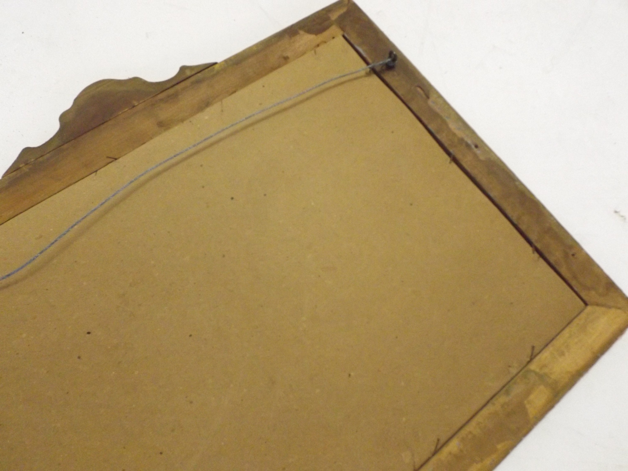 Vintage Print of a Wolf on a Snowy Hill