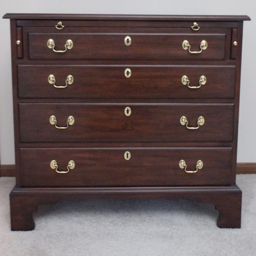 Henkel Harris Solid Black Cherry Bachelors Chest 