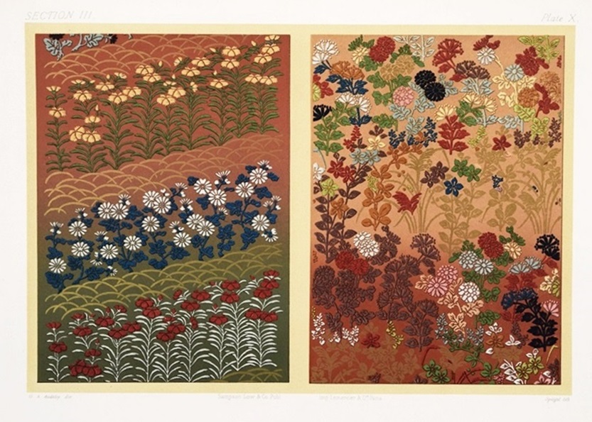 "The Ornamental Arts of Japan" by G.A. Audsley, Pub. 1883, London, 3 Folio Vols.