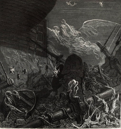 "The Rime Of The Ancient Mariner", by S. Coleridge, Illustrated by G. Dore, 1883