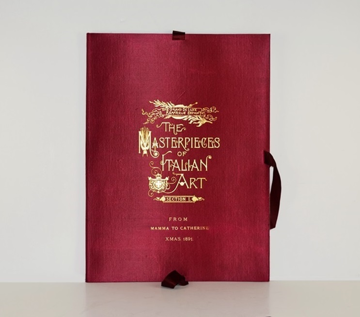 A Rare Set Comprising 10 Volumes "The Masterpieces Of Italian Art", 1886