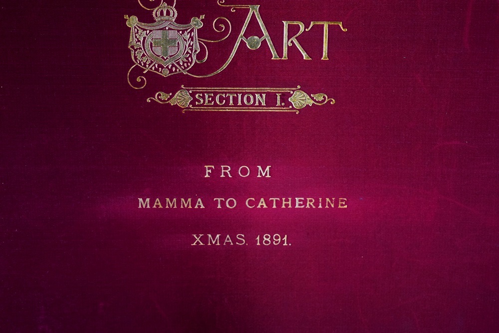 A Rare Set Comprising 10 Volumes "The Masterpieces Of Italian Art", 1886