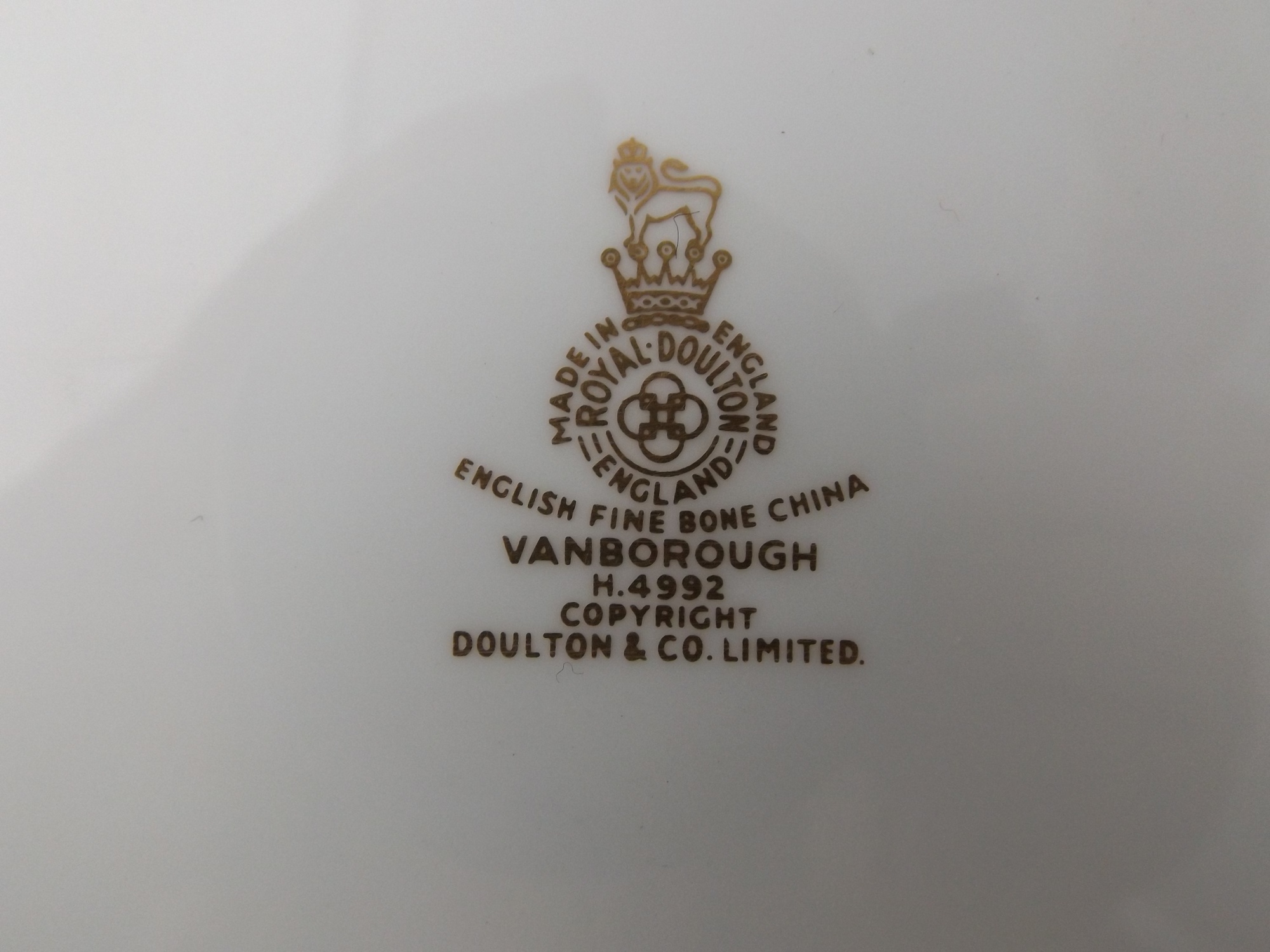 Six Vintage Hand Painted Porcelain Plates