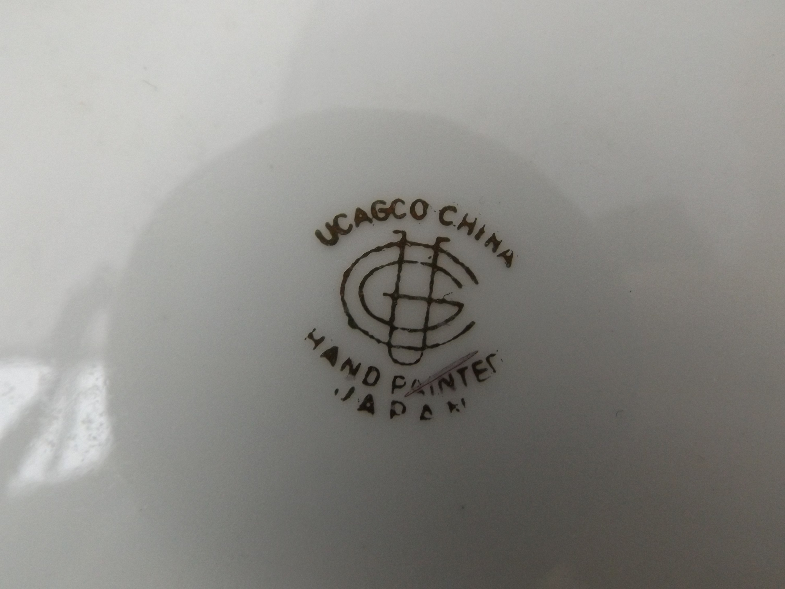 Six Vintage Hand Painted Porcelain Plates