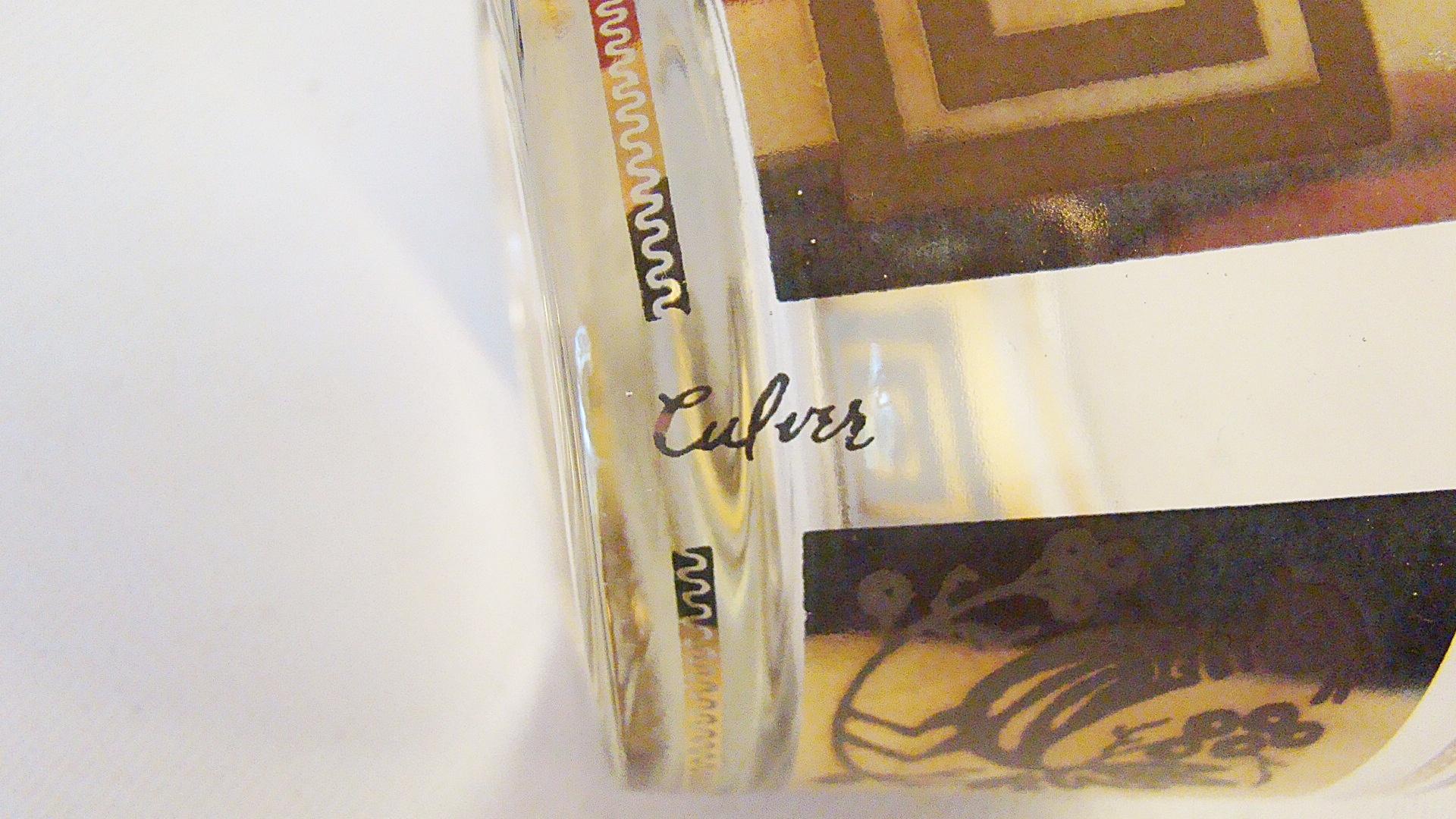 Culver Ltd. Dish, Floral and Pressed Glass Serving Plates