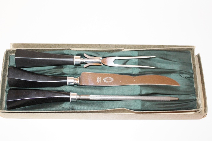 Webster Sterling Silver Bride's Knife an Royal Brand Cutlery Set 