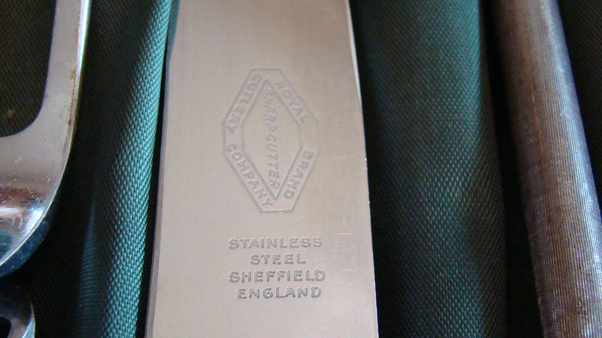 Webster Sterling Silver Bride's Knife an Royal Brand Cutlery Set 