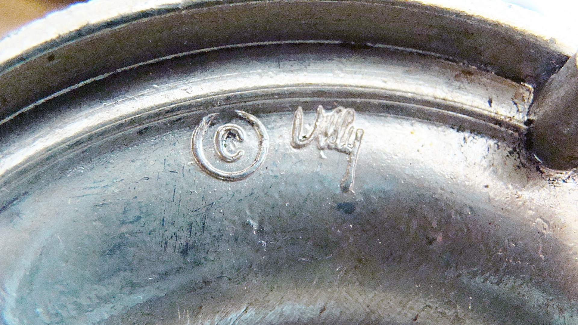 Vintage Brass Tray and Coasters with Items by Lilly