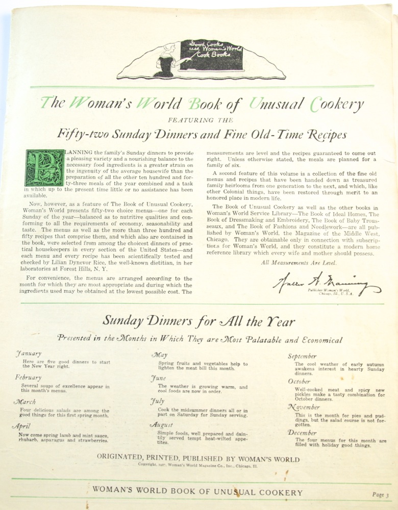 Decorative Group with Vintage Magazine and Figurines