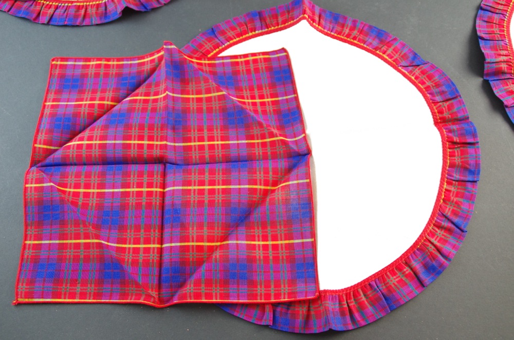 Decorative Group with Vintage Magazine and Figurines