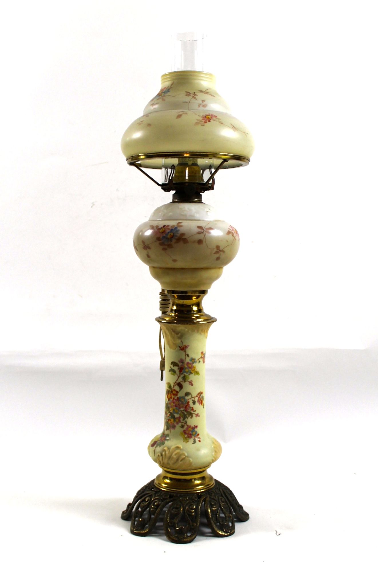 Antique Gone with the Wind Table Lamp