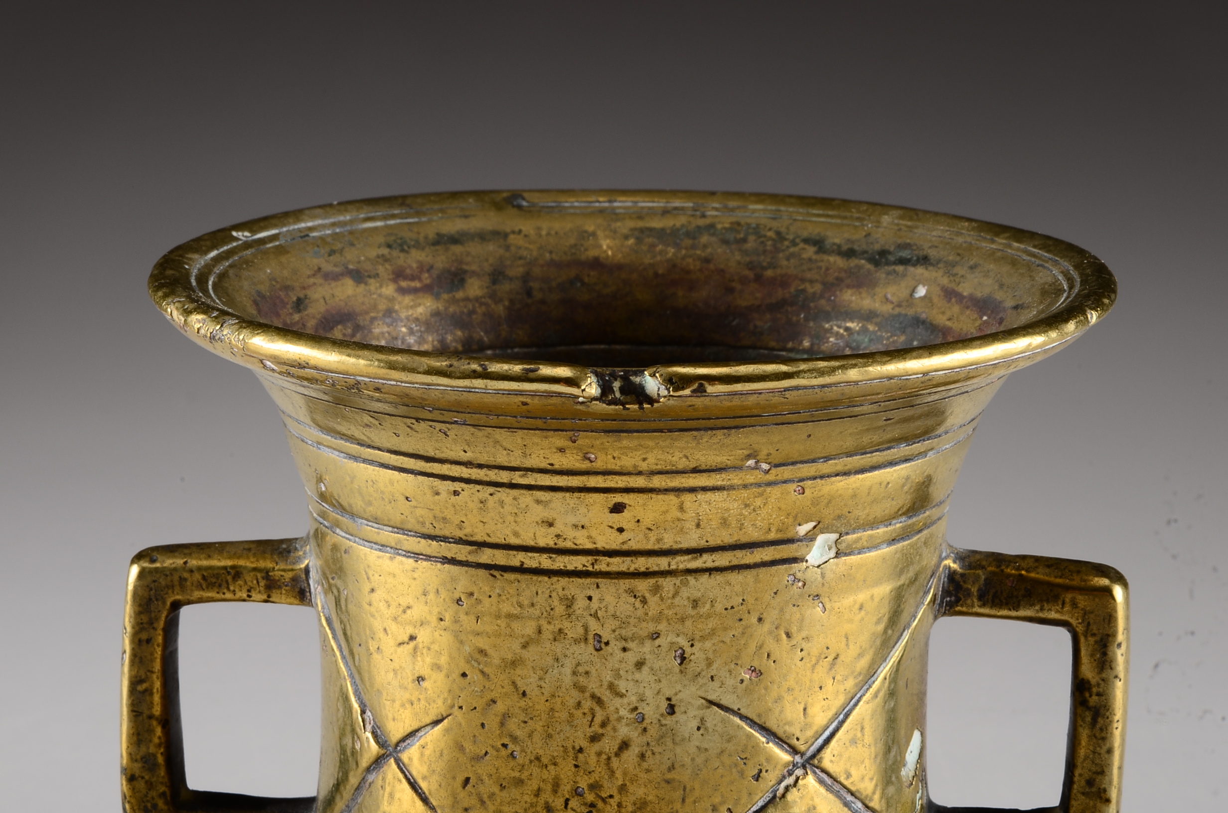 Two Vintage Solid Brass Mortars and a Solid Brass Pestle