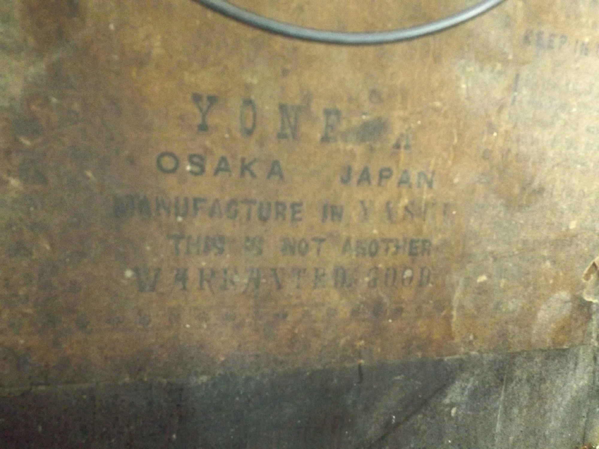 Vintage Eight-Day Dark Cherry Wood Case Clock from Japan