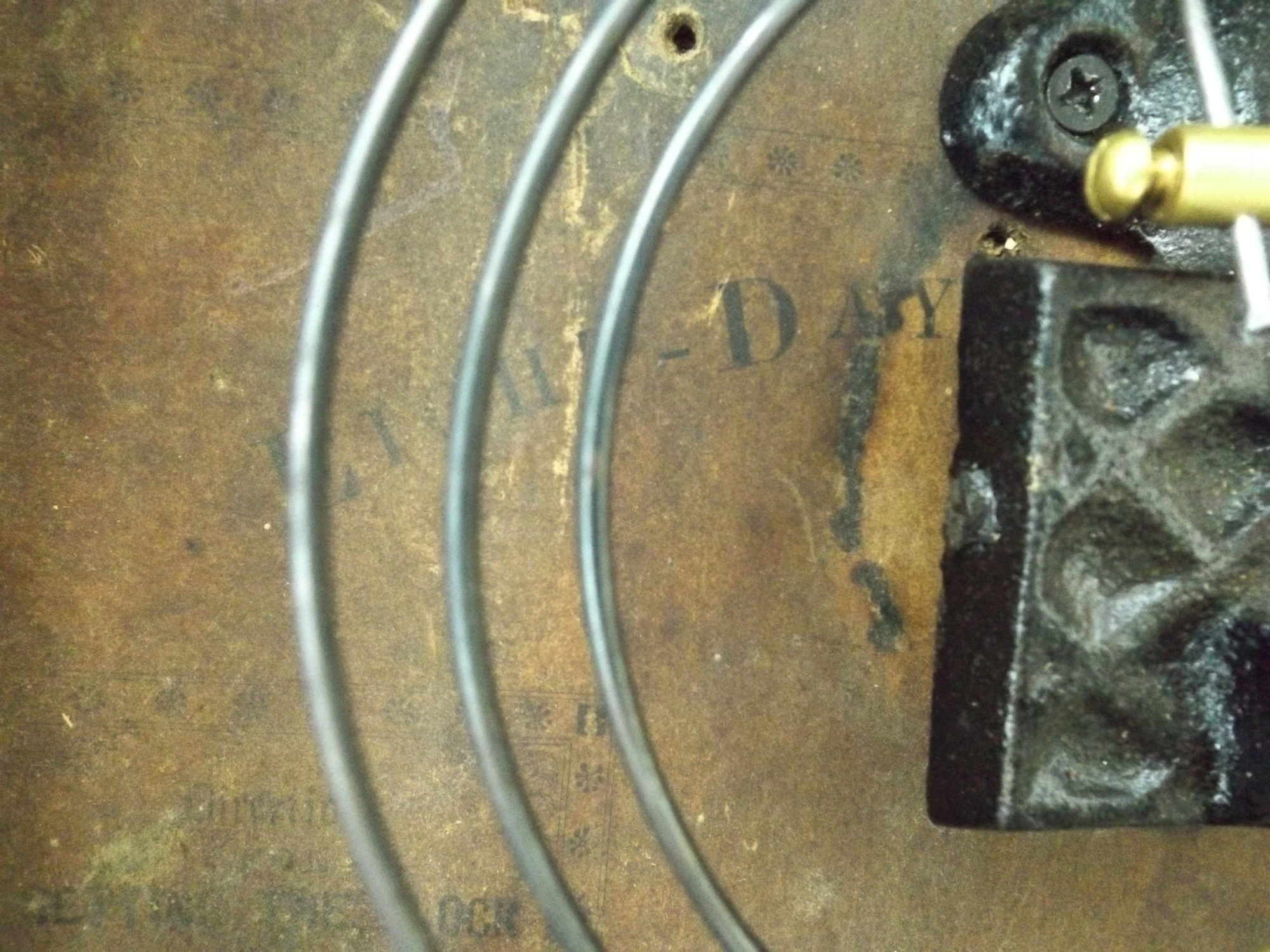 Vintage Eight-Day Dark Cherry Wood Case Clock from Japan