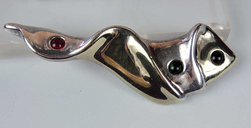 Sterling Silver Bracelet Ring and Pin