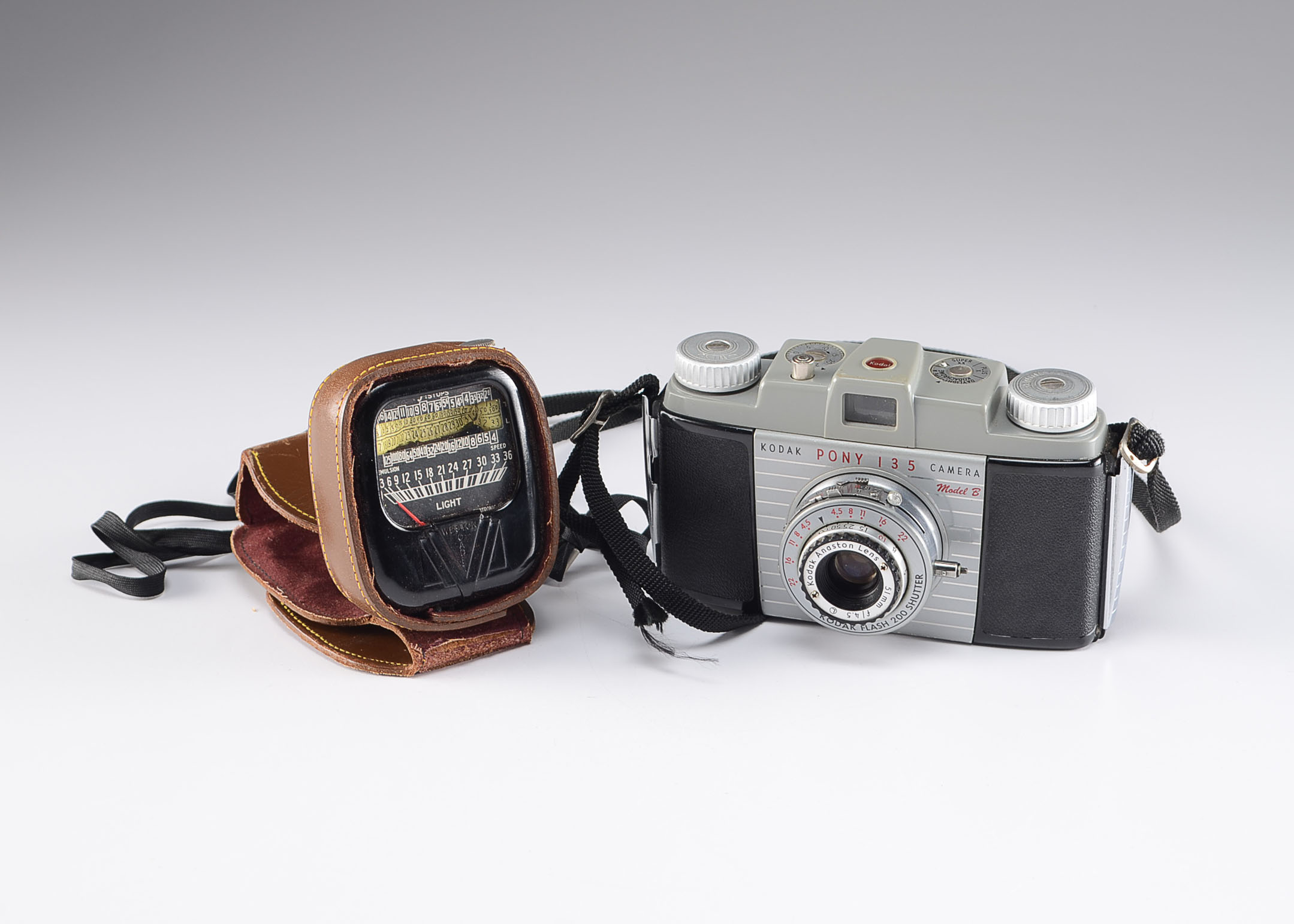 Kodak Pony 135 Camera and Weston Light Monitor