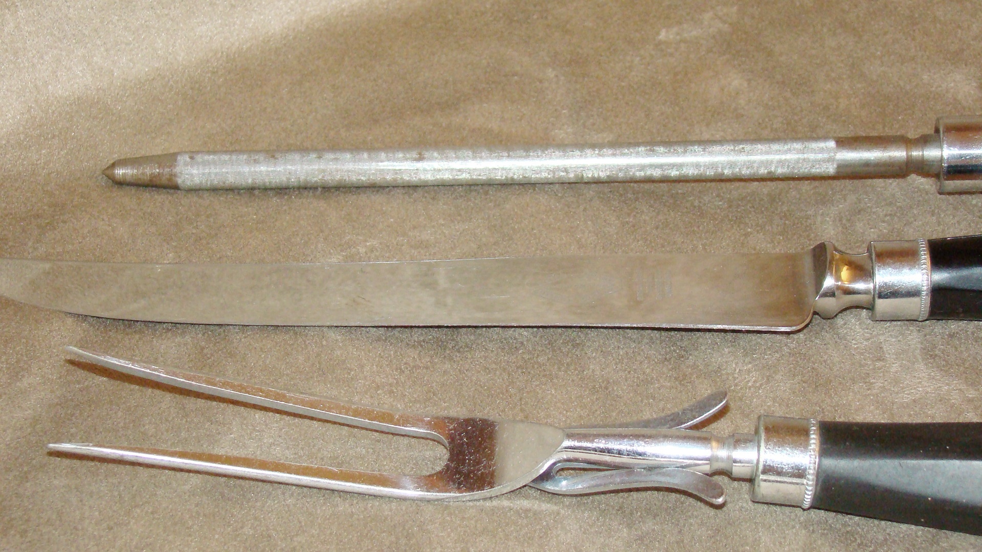 Webster Sterling Silver Bride's Knife an Royal Brand Cutlery Set 