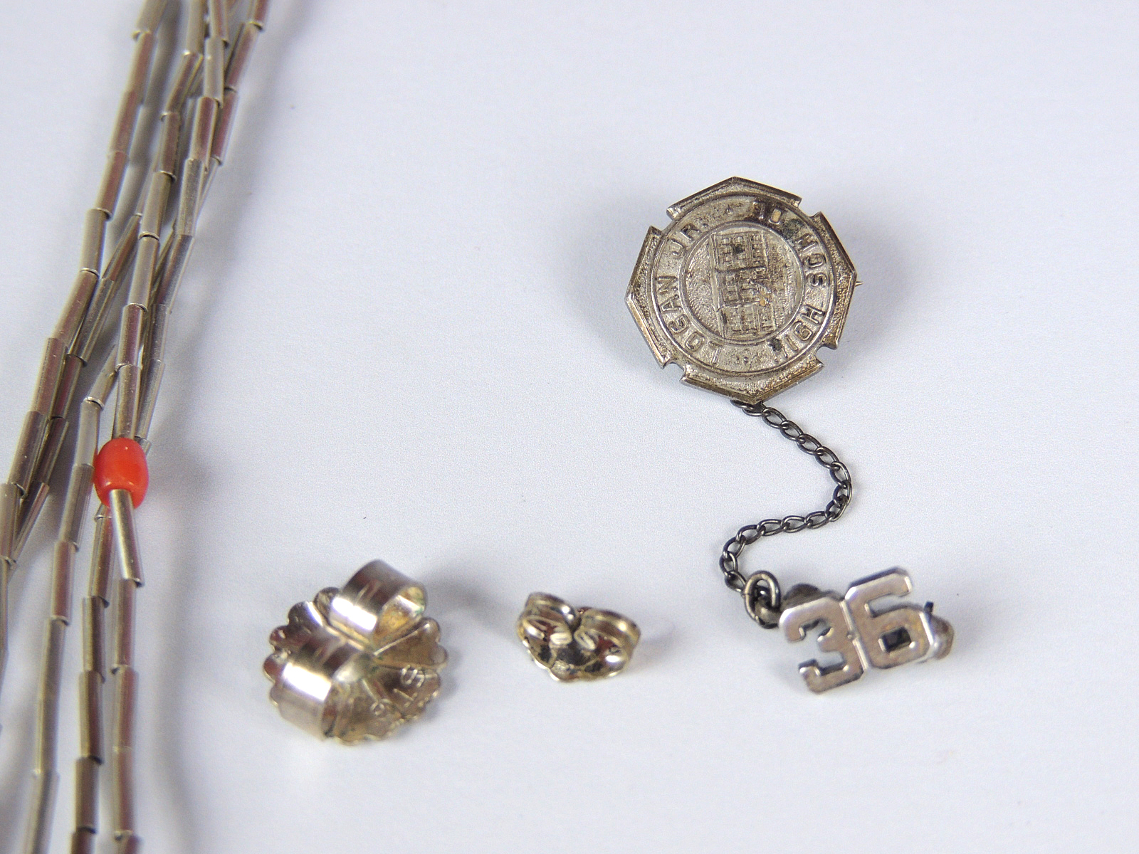 Silver Cuff Bracelet, Necklace, Ring and Earrings