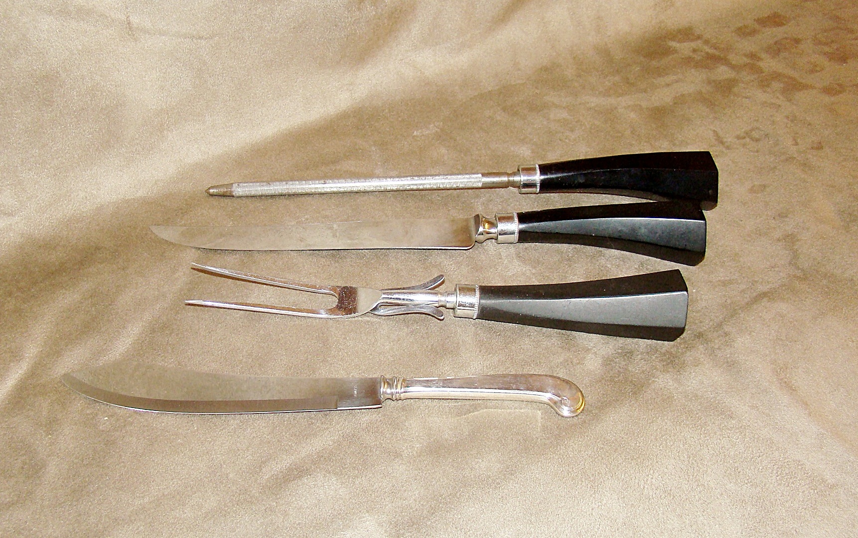 Webster Sterling Silver Bride's Knife an Royal Brand Cutlery Set 