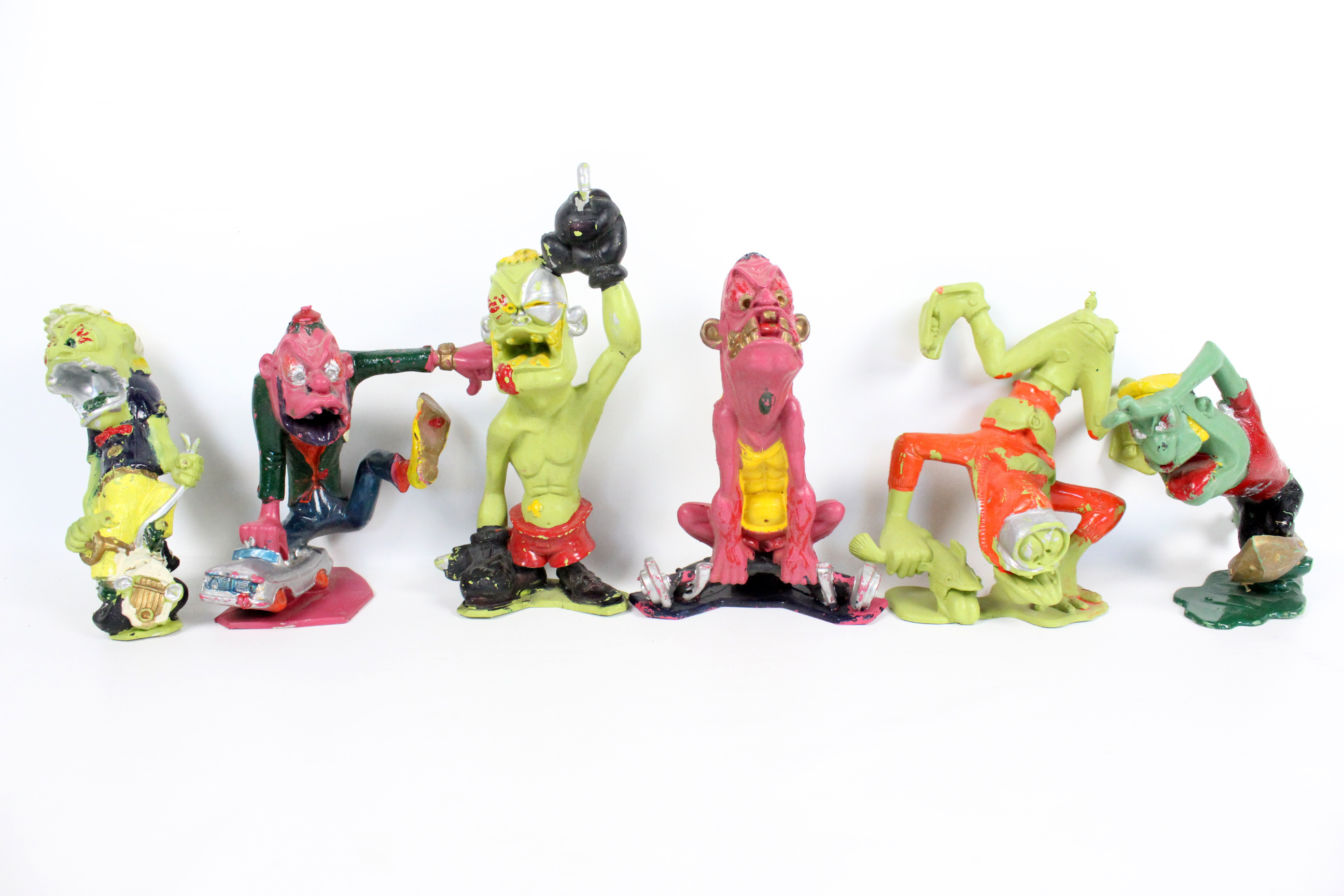 Mid-Century Marx Toy Company Nutty Mads Figurines | EBTH