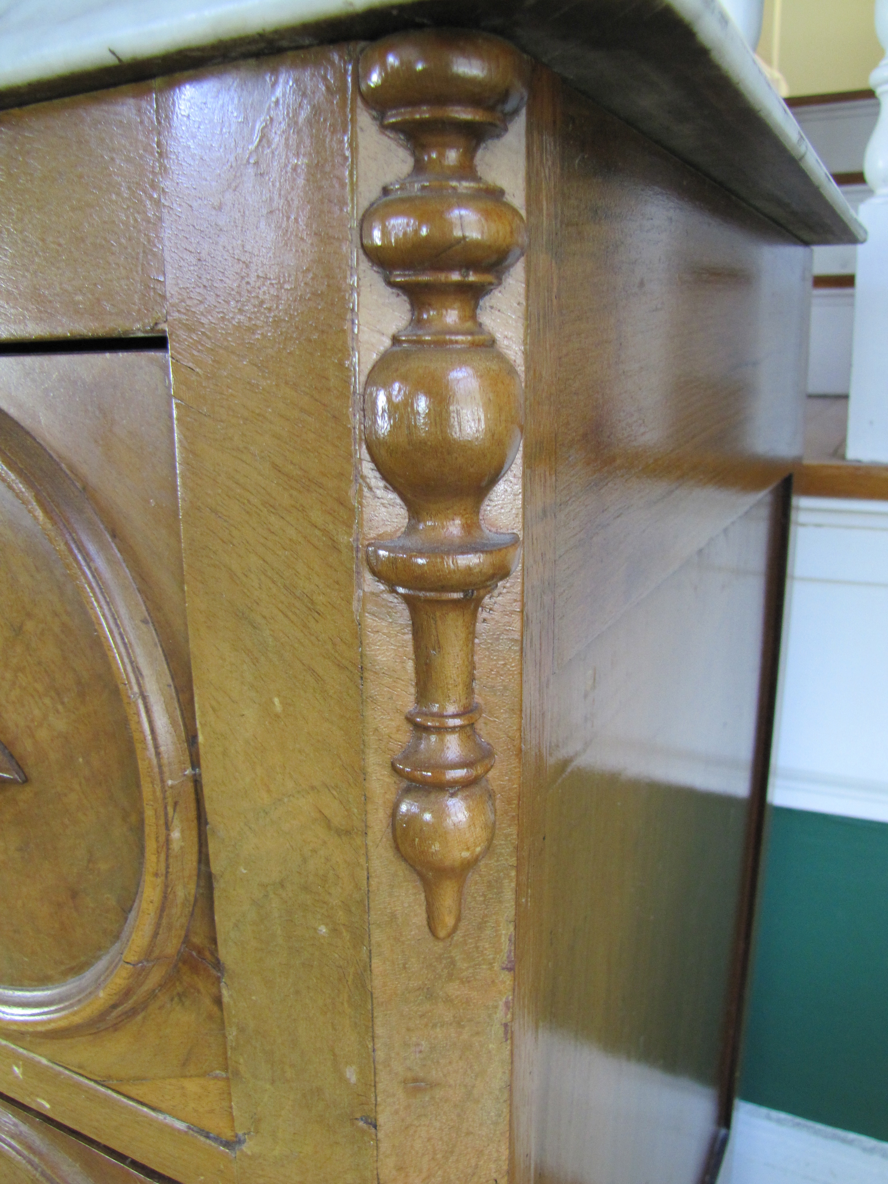 Eastlake Marble Top Chest of Drawers