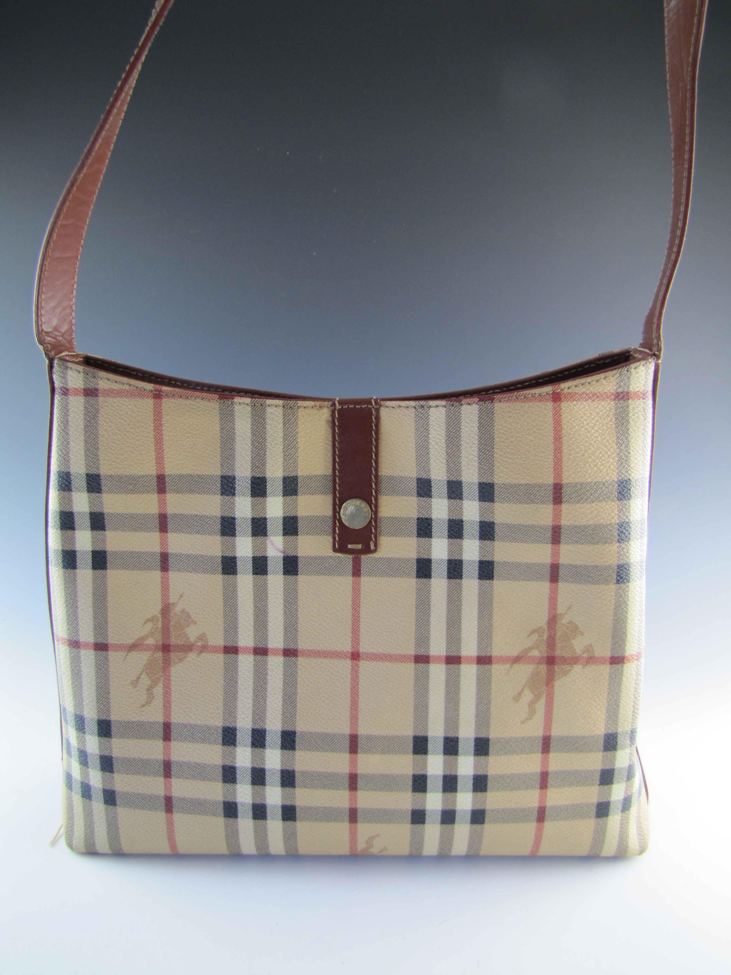 Burberry Shoulder Bag with Two Matching Wallets